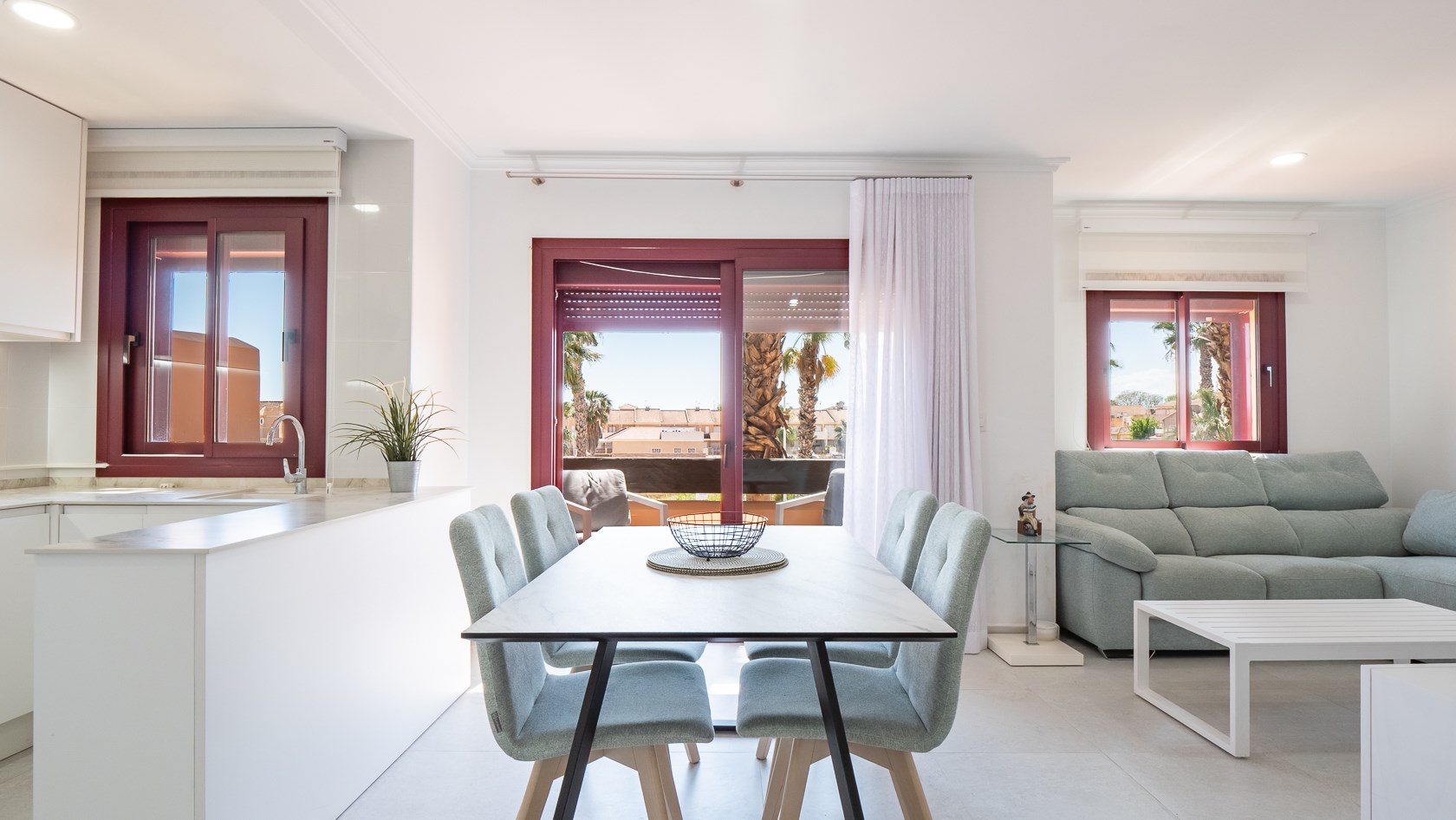 Dining area opening onto the Tapas Balcony